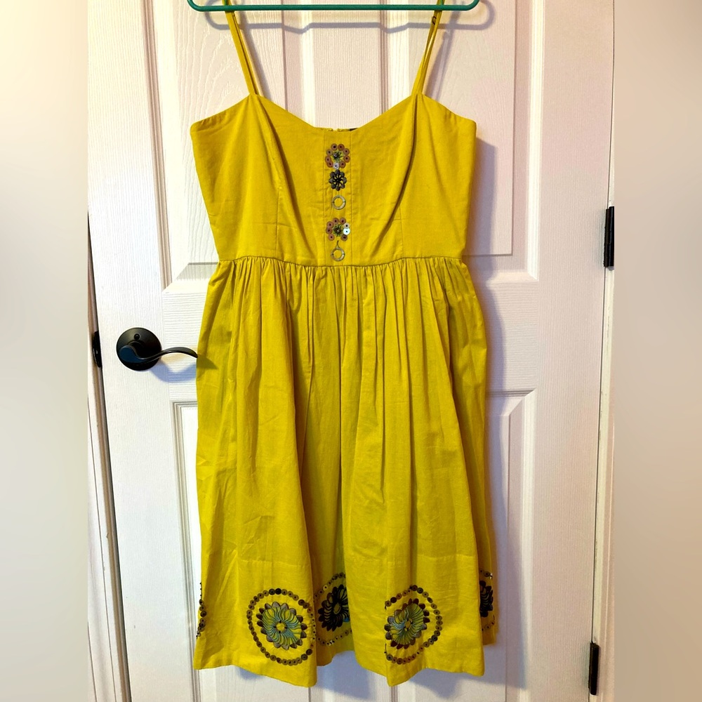 Anthro 'SUN RAYS MEDALLION DRESS'